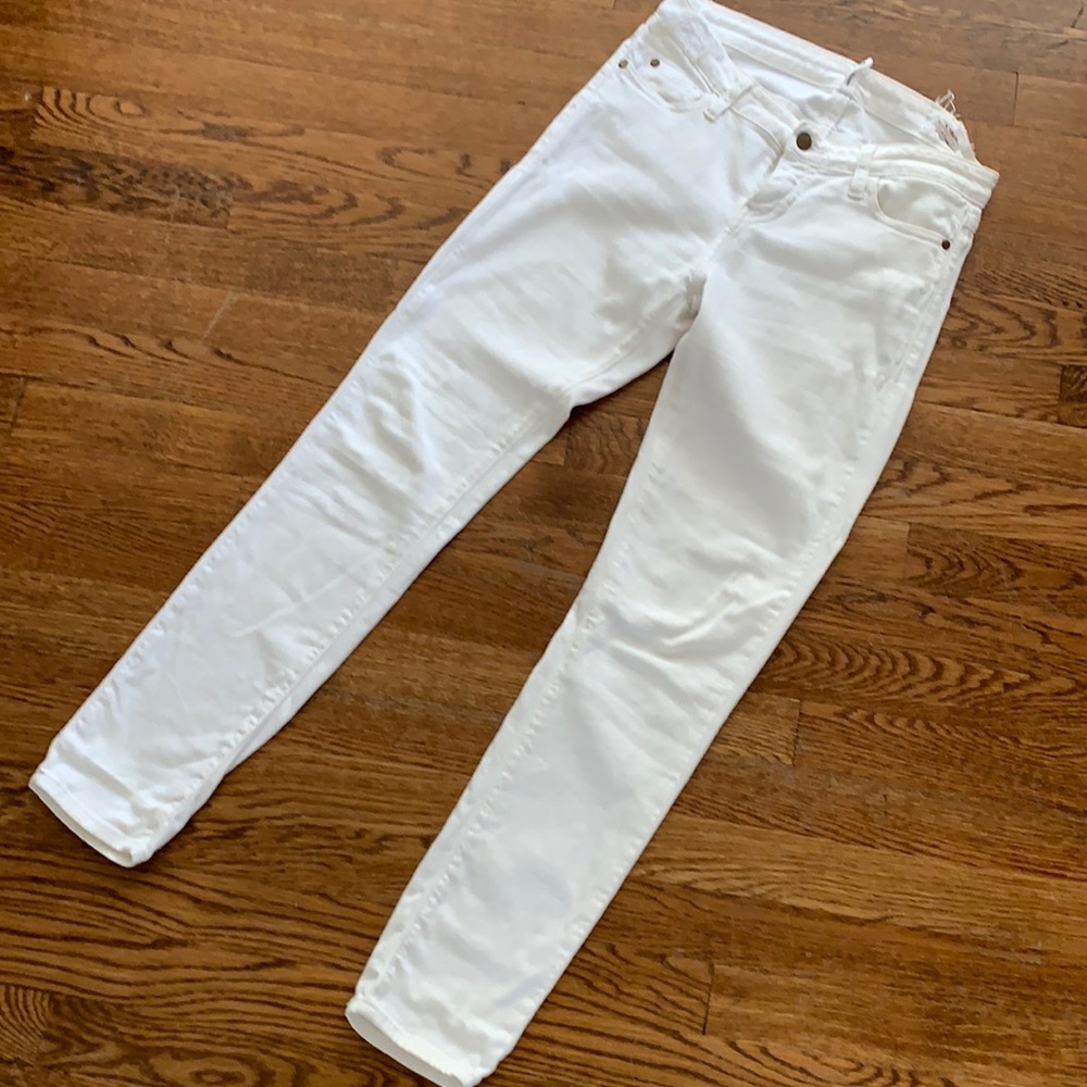 Acquaverde Scarlett white jeans in size 27